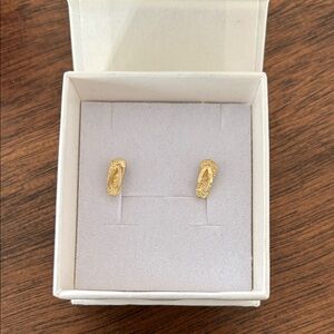 Gold Sandal Earrings